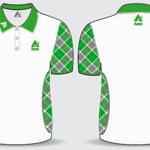 Aero Green Tartan Mens Polo Shirt <span style='color: #ff0000;'>Save £12.95)</span>
