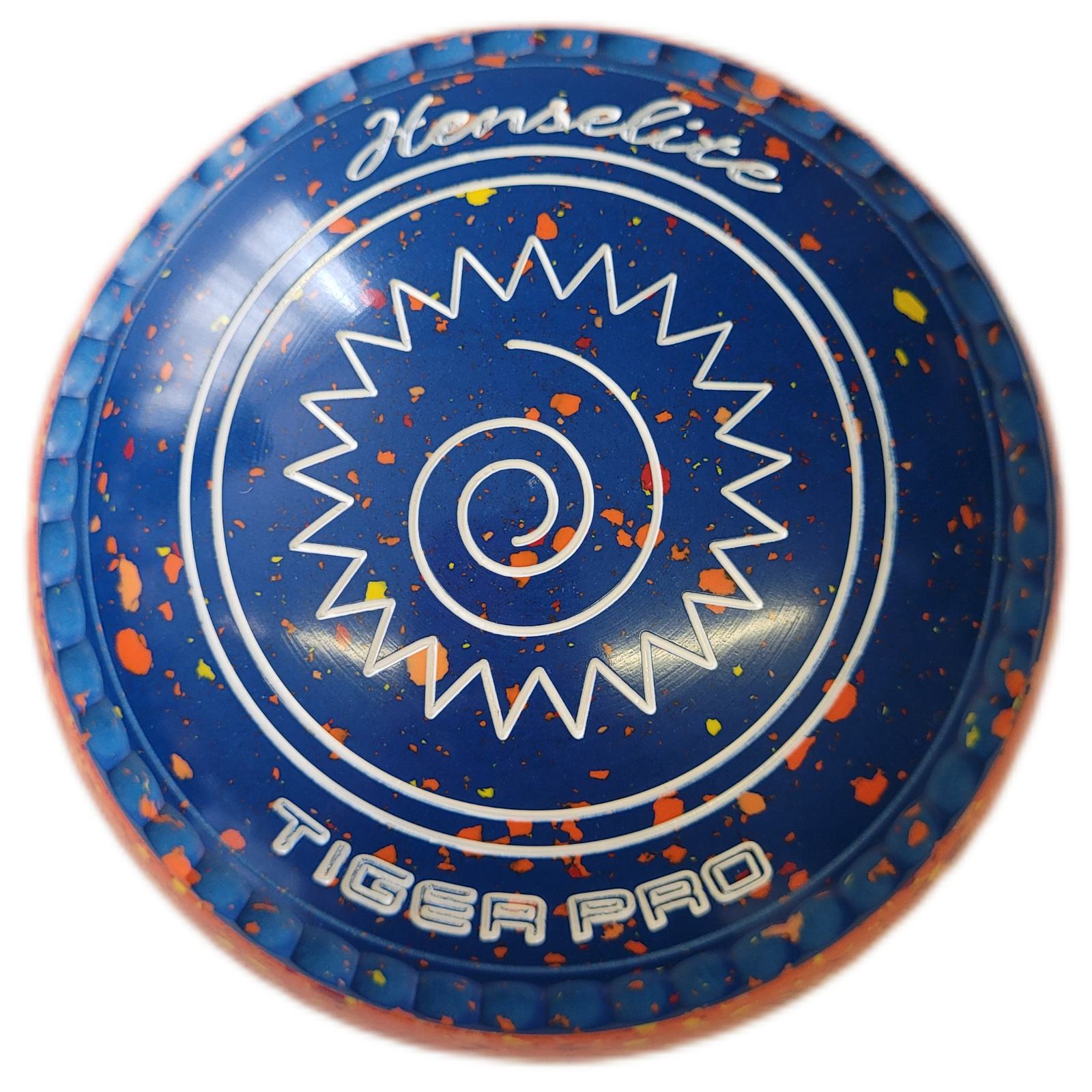 Henselite Tiger Pro size 2H Express Slice Blue/Orange Series C grip