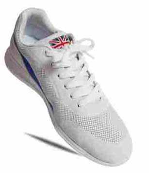 Henselite HM74 Bowls Shoe  White/Blue (Limited Edition) SAVE 20.00 SPECIAL OFFER