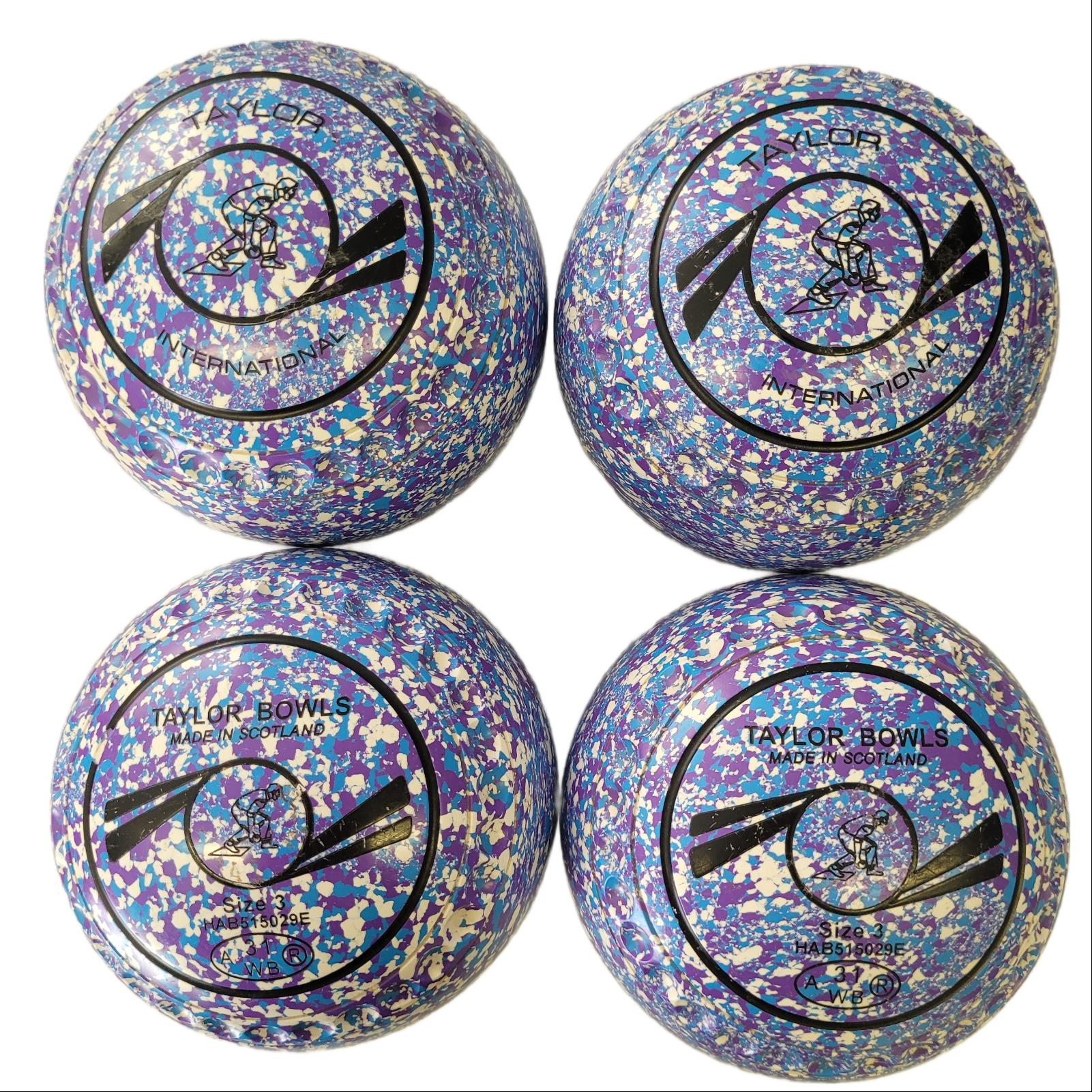 Taylor International size 3H Blue/White/Purple