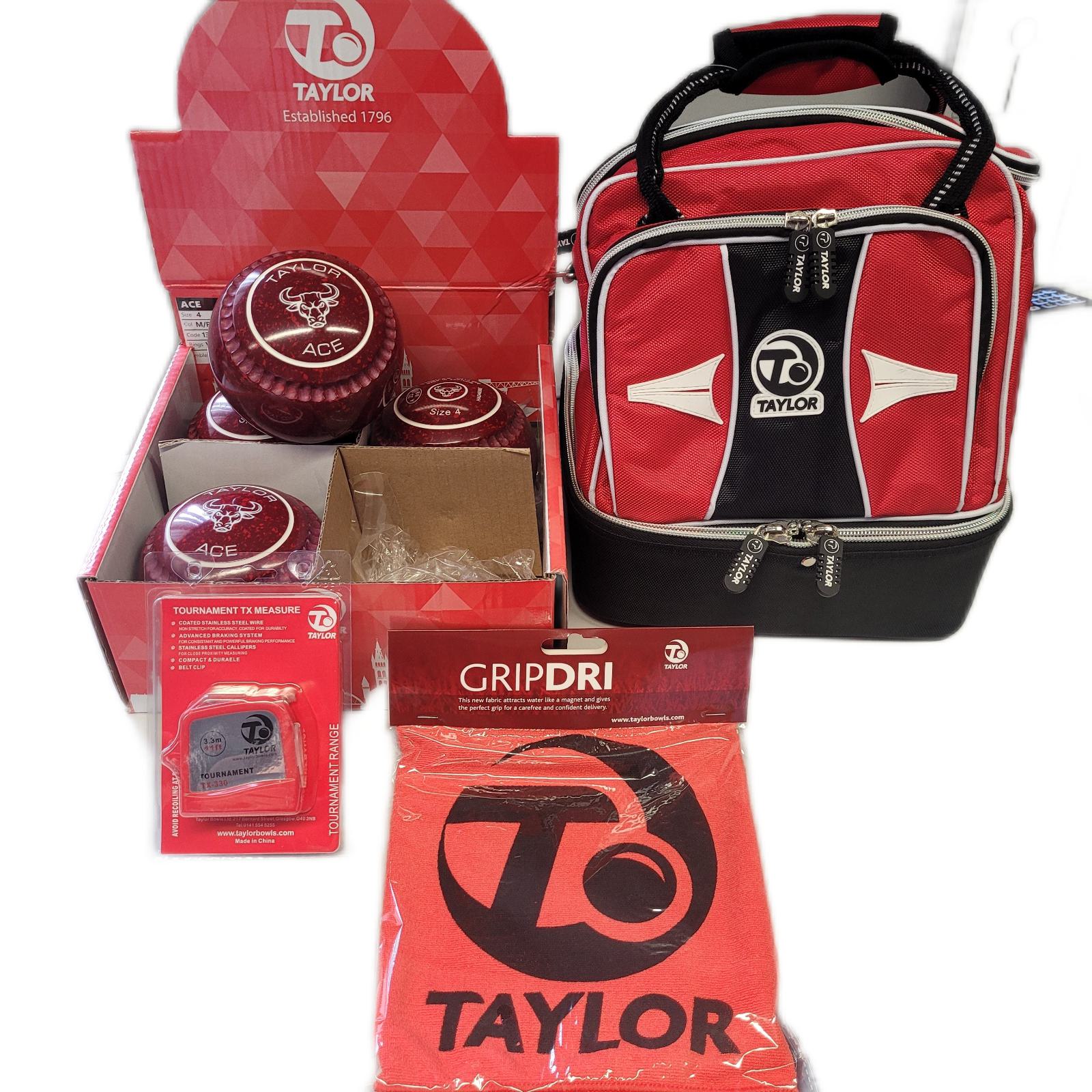 Starter Bundle 3 (Taylor Bowls, Bag,towel & measure) SAVE 30.00