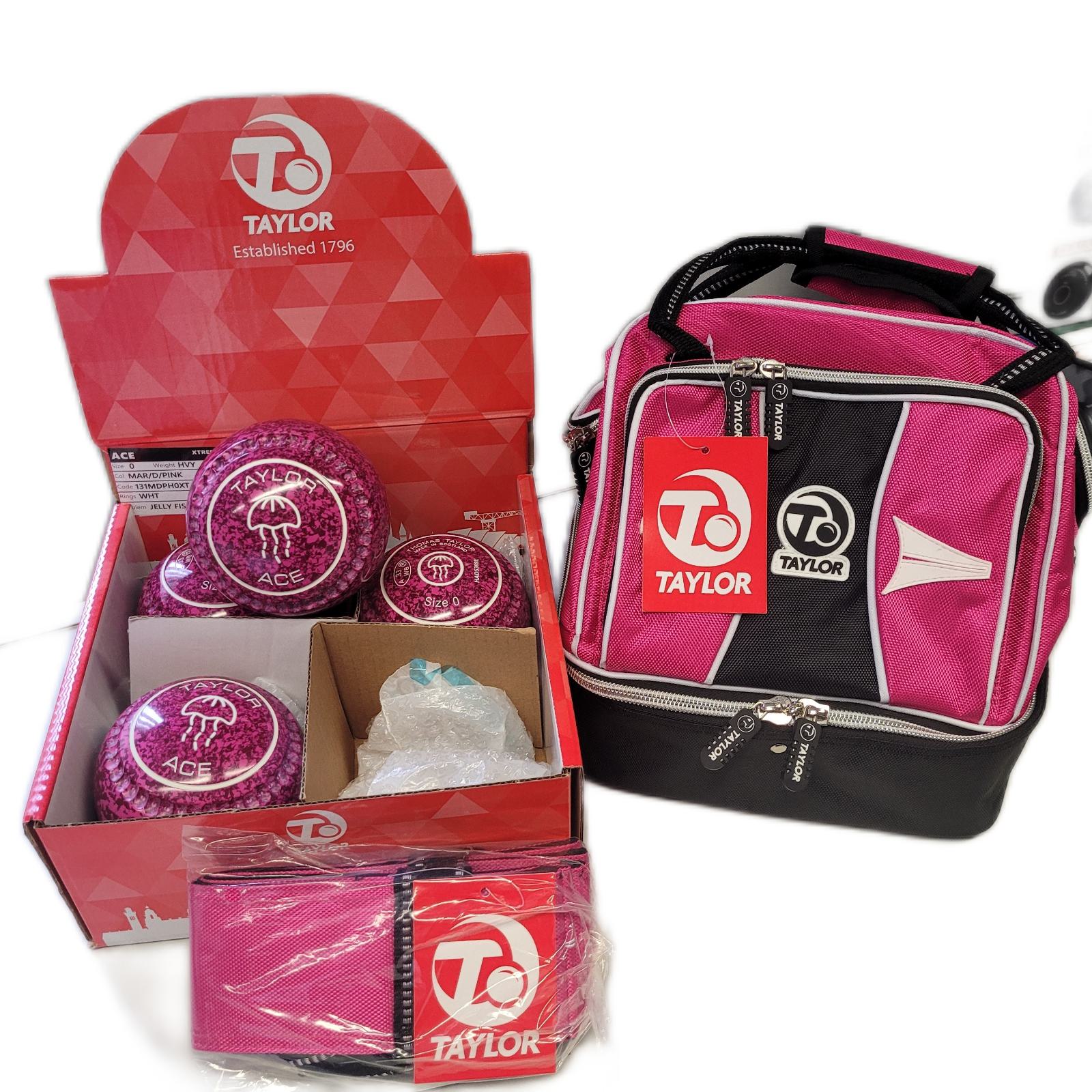 Starter Bundle 1 (TaylorBowls, Bag & 4 Bowl Carrier) SAVE 20.00